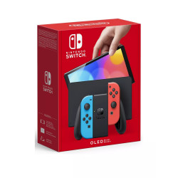 Nintendo Switch OLED Console - Neon Blue/Neon Red