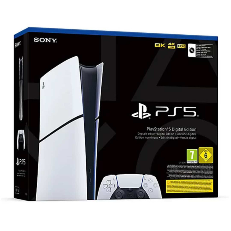 PlayStation 5 Digital Edition (model group – slim) – PS5 No Disc Drive