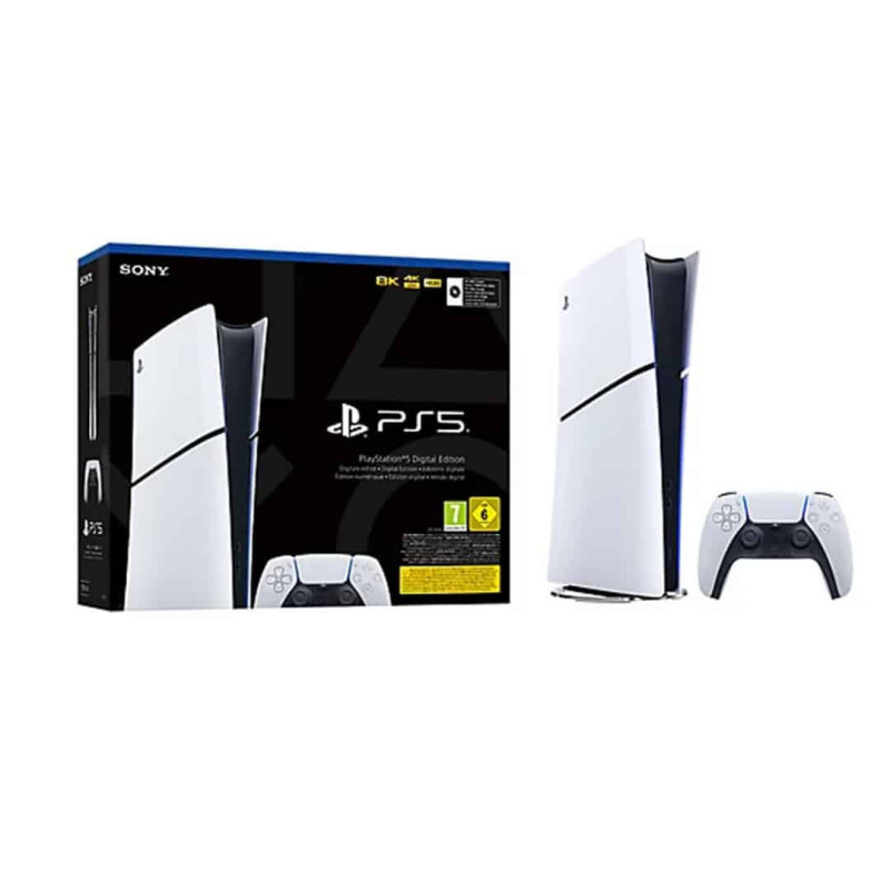 PlayStation 5 Digital Edition (model group – slim) – PS5 No Disc Drive